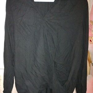 Terra & Sky Black Women's Tunic Top